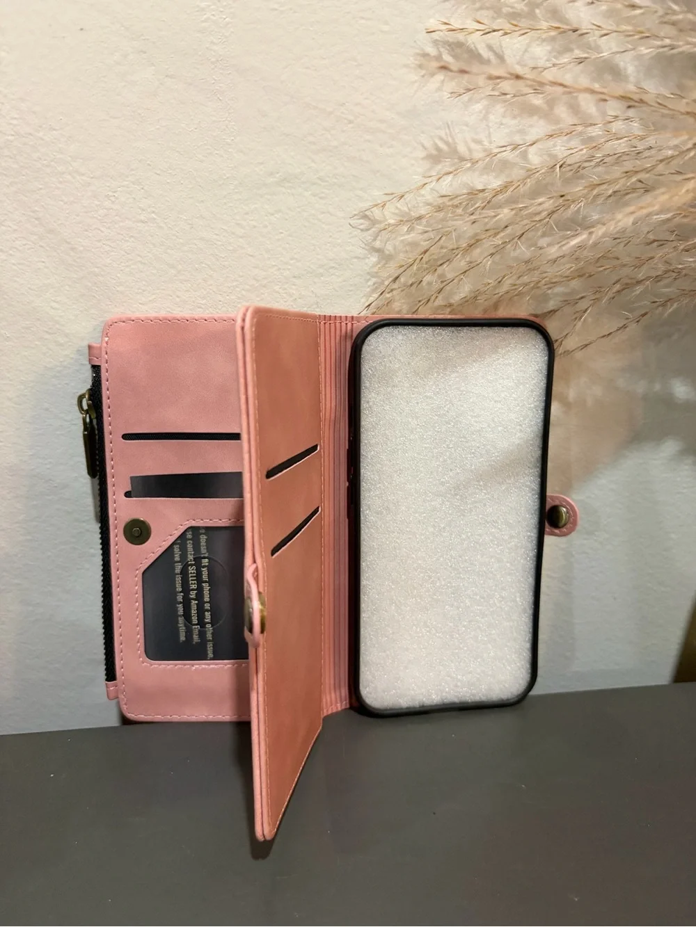 Pink Wristlet Phone Wallet, iphone15